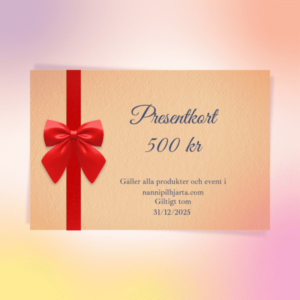 Presentkort 50 euro– Nanni Pilhjärta